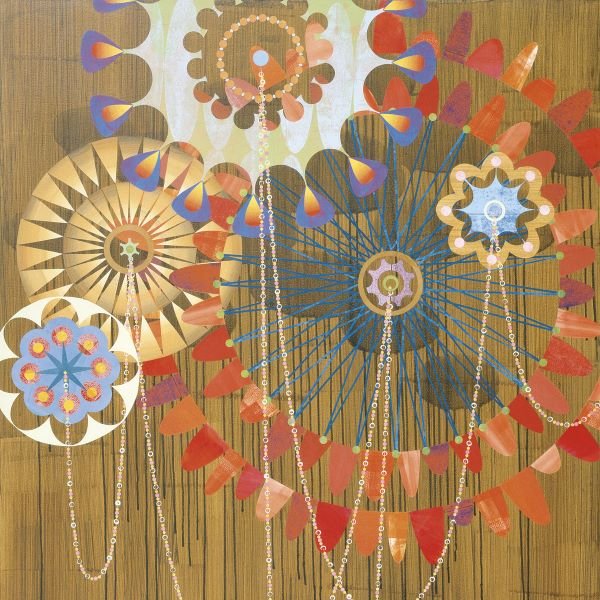 Rex Ray. Rosathoria I (detail): Giclee On Canvas - Rex Ray. Rosathoria I (detail)