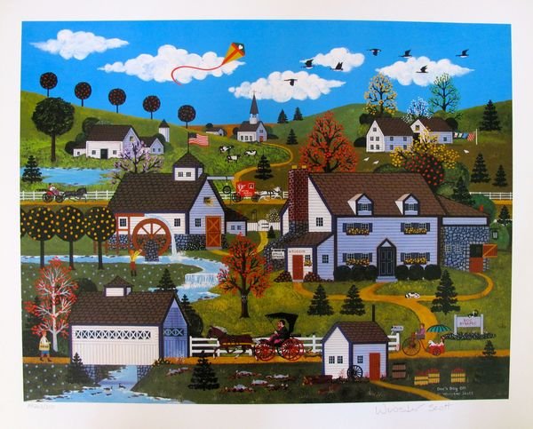 Wooster Scott, Jane: Jane Wooster Scott Doc’s Day Off Hand Signed Limited Ed. Lithograph
