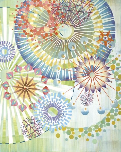 Rex Ray. Macilenta: Giclee On Canvas - Rex Ray. Macilenta