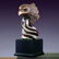 Bronze Eagle Head w/American Flag