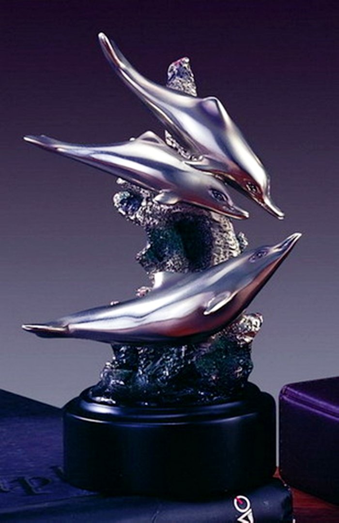 Bronze Two Dolphins (1 of 1)