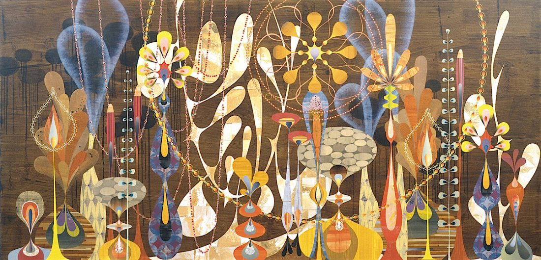 Rex Ray. Megalaria: Art Print on Canvas - Rex Ray. Megalaria