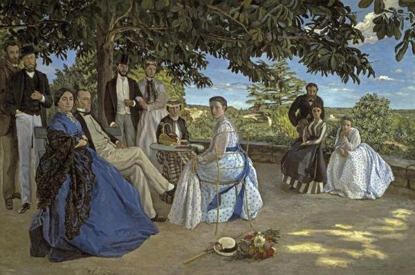 Frederic Bazille - Family Reunion: Frederic Bazille - Family Reunion Size: 36 X 23 7/8 In. - This Is A Gallery Stretched Giclee Print On Canvas. The Piece Was Printed On High Quality Artist Grade 350 Gsm, Acid-free, Archival Canvas And