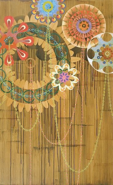 Rex Ray. Rosathoria II: Art Print on Canvas - Rex Ray. Rosathoria II