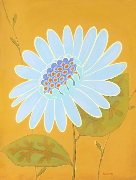 Monica Kuchta - Blue Pop Flower Ii (1 of 1)