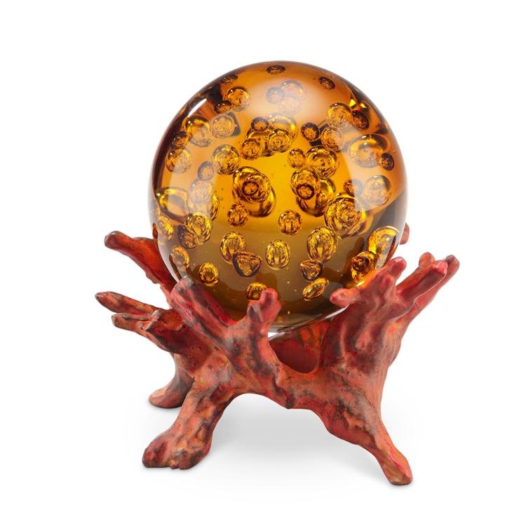 Coral Sphere Holder: Coral Sphere Holder