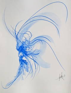 Raymond Moretti: Raymond Moretti Haggadah Moses Hand Signed Limited Edition Lithograph