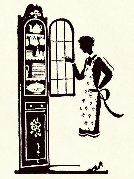 Maxfield Parrish - At The Vitrine: Maxfield Parrish - At The Vitrine Size: 30 X 40 In. - This Is A Gallery Stretched Giclee Print On Canvas. The Piece Was Printed On High Quality Artist Grade 350 Gsm, Acid-free, Archival Canvas And Is