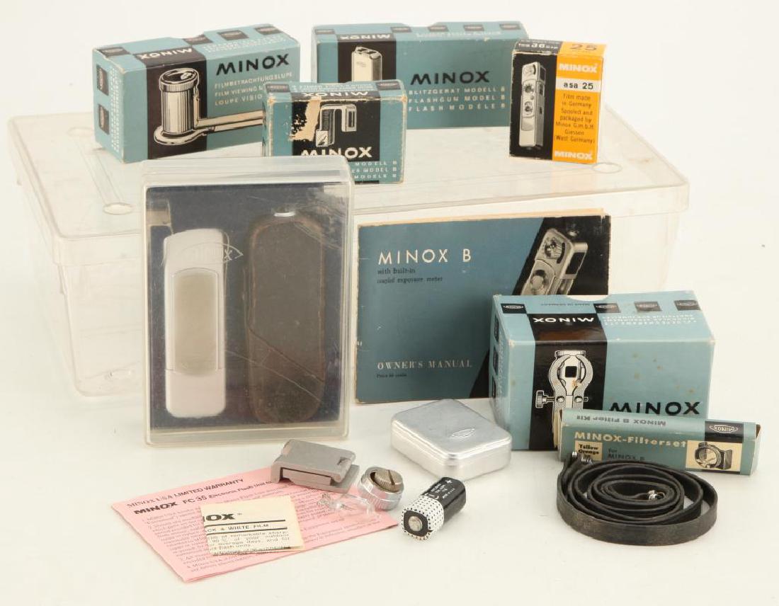 MINOX B SPY CAMERA AND ACCESSORIES