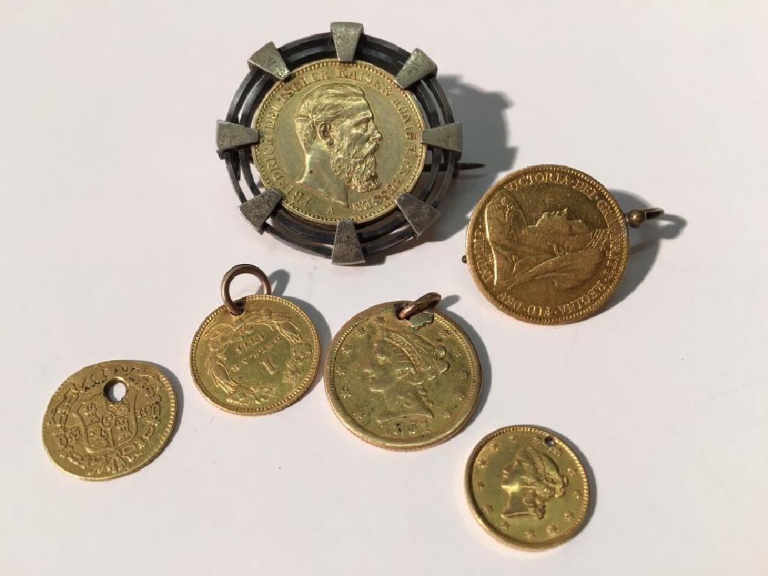 (6) GOLD PIECES MADE INTO JEWELRY (1 of 4)