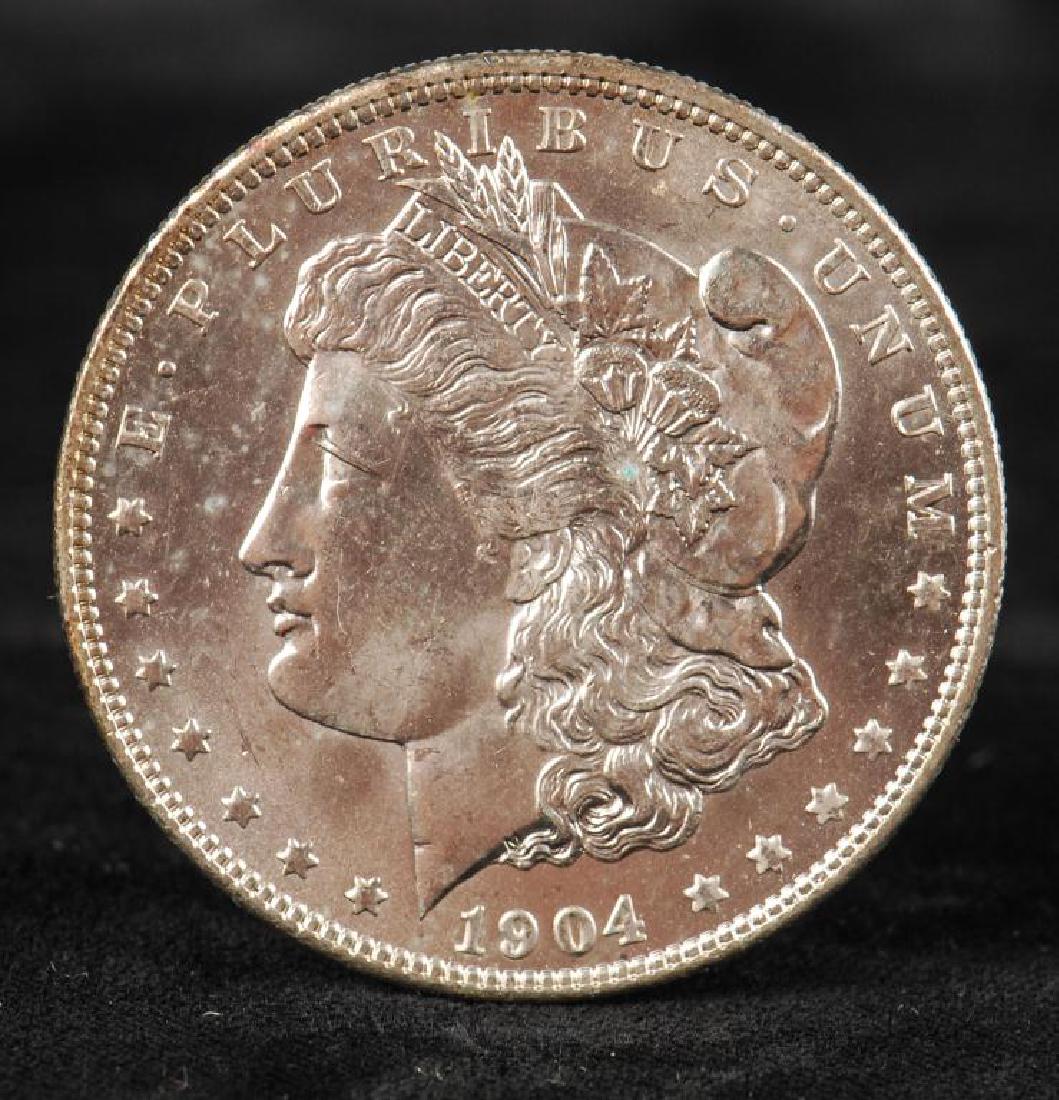 MORGAN SILVER DOLLAR 1904-O (1 of 4)