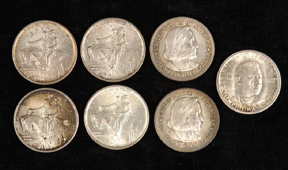 (4) STONE MOUNTAIN, (2) COLUMBIAN EXPO HALFS ETC (1 of 10)