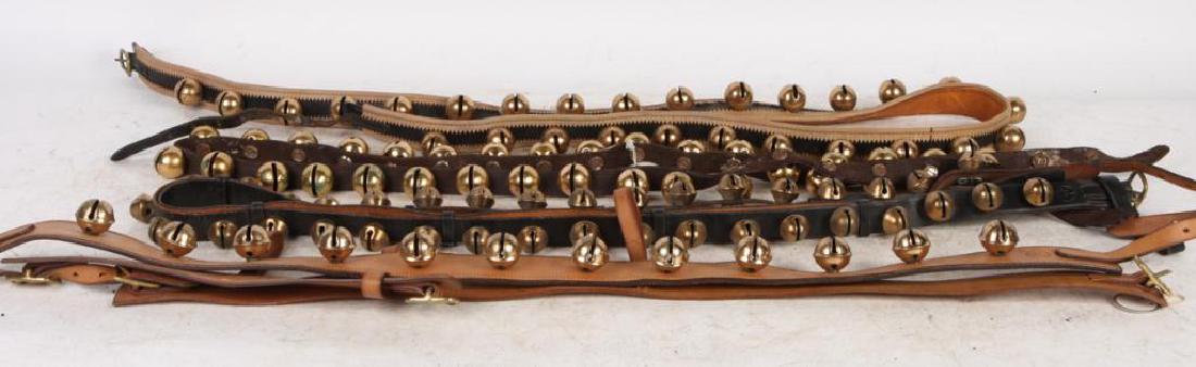 (4) BEAUTIFUL (20th c) SLEIGH BELLS (1 of 7)