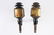 PAIR OF CANDLE CARRIAGE LAMPS - 4