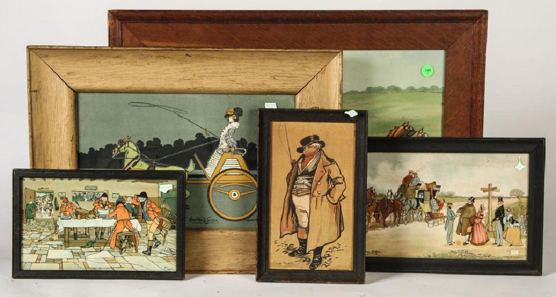 (5) TURN OF THE CENTURY COACHING PRINTS (1 of 6)