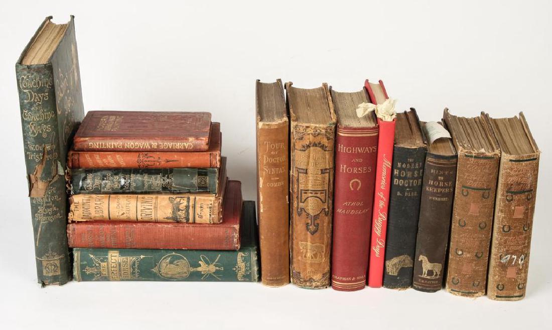 (14) ANTIQUE EQUESTRIAN / HORSE/ COACHING BOOKS (1 of 6)
