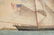 19TH C AMERICAN SCHOOL WATERCOLOR SHIP PORTRAIT - 3