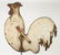 FOLK ART METAL CUT-OUT ROOSTER WEATHERVANE - 8