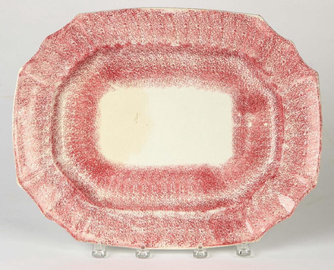 RED SPATTERWARE TRAY (1 of 10)