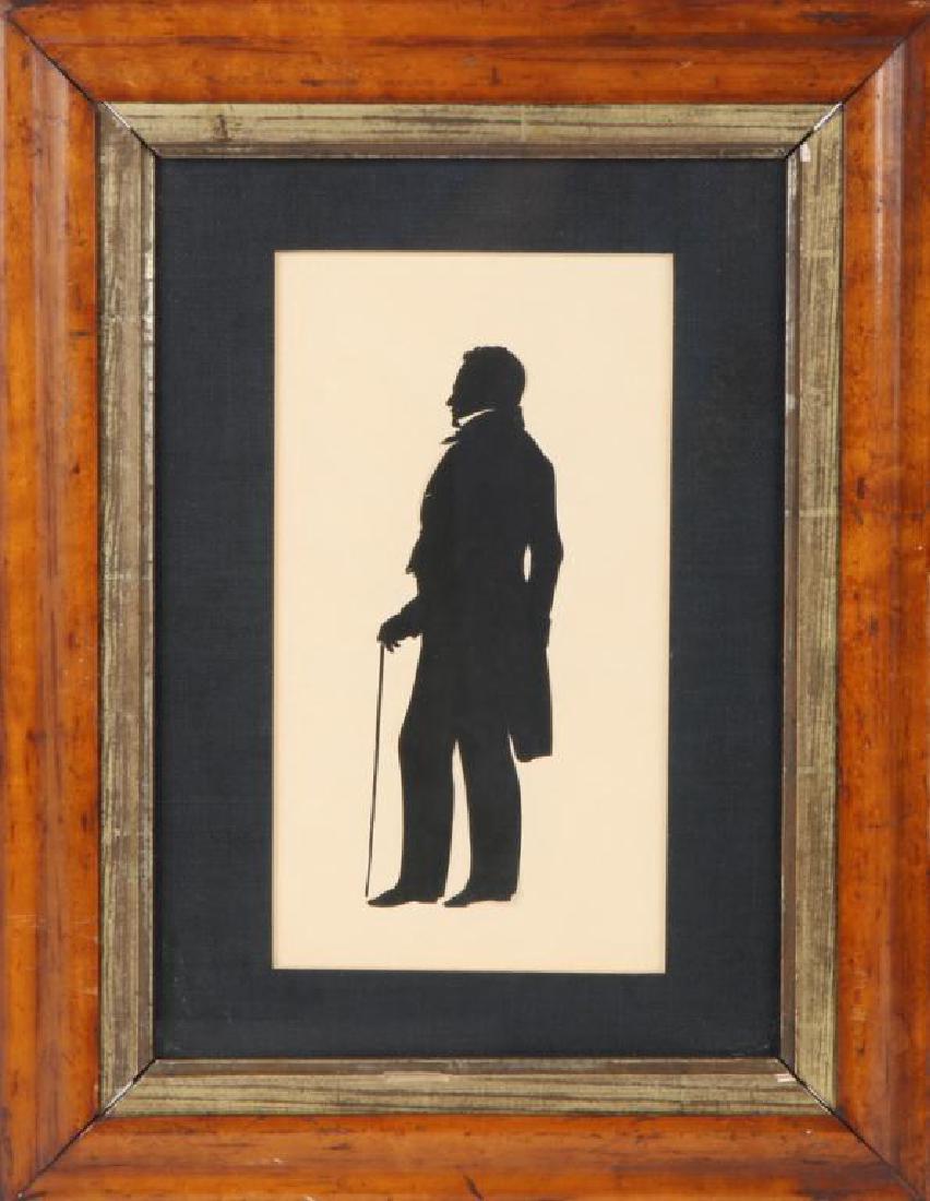 AUGUSTE EDOUART FULL LENGTH CUT PAPER SILHOUETTE (1 of 5)