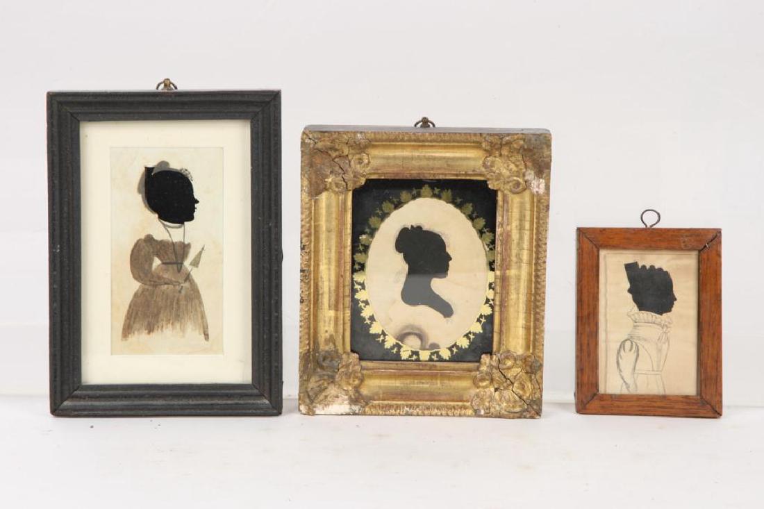 (3) SILHOUETTES by S. BANTON, PUFFY SLEEVE ARTIST (1 of 4)