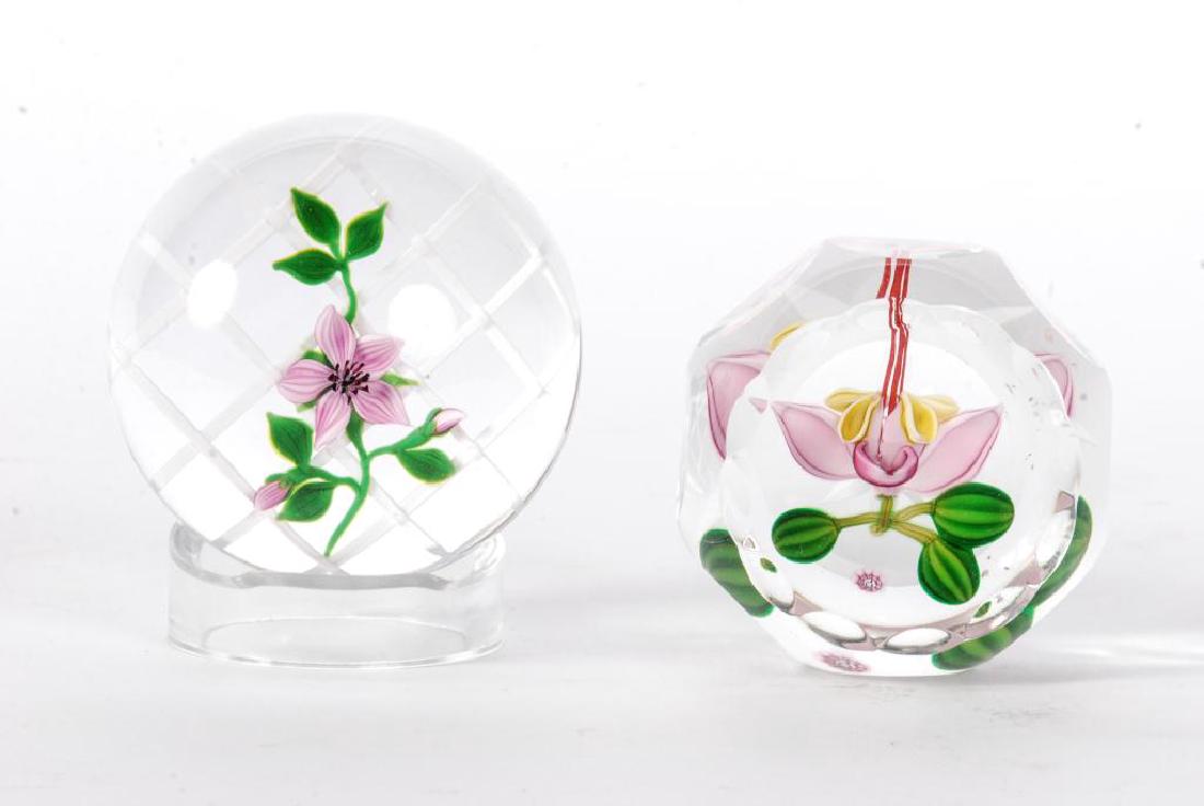 (2) SIGNED PAPERWEIGHTS (1 of 9)