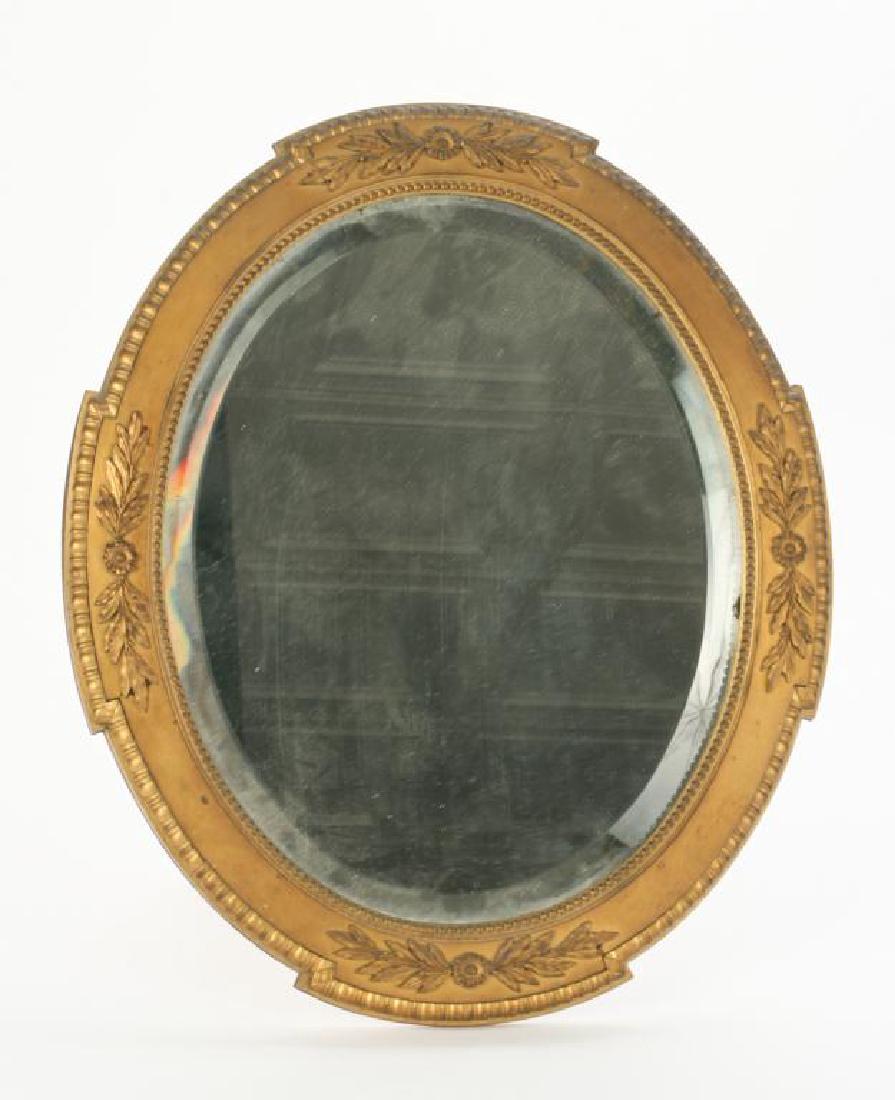 FINE GILT BRONZE DRESSER MIRROR (1 of 2)