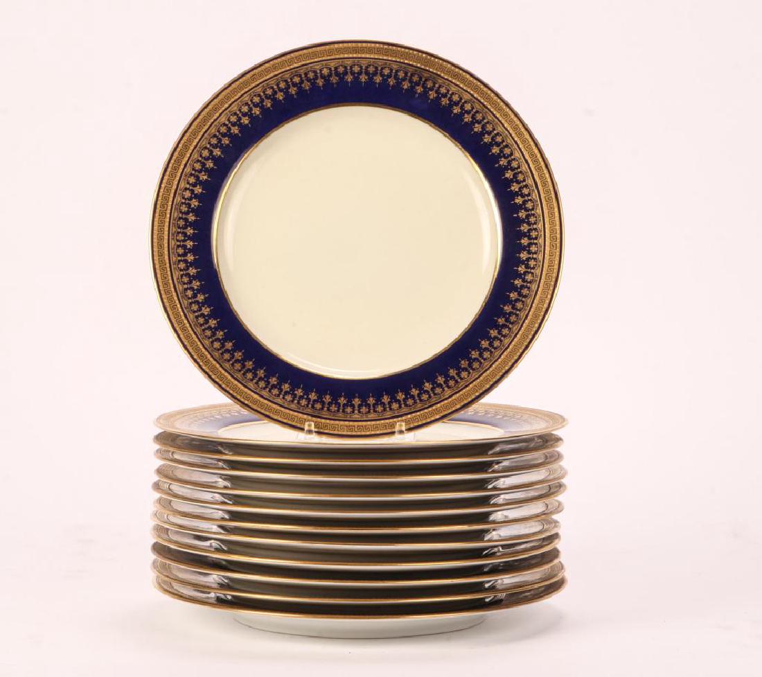 SET OF (12) SPODE COPELAND'S CHINA DINNER PLATES (1 of 6)