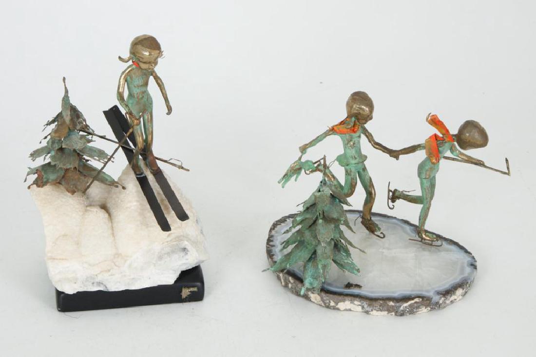 (4) MALCOLM MORAN FIGURINES (1 of 8)