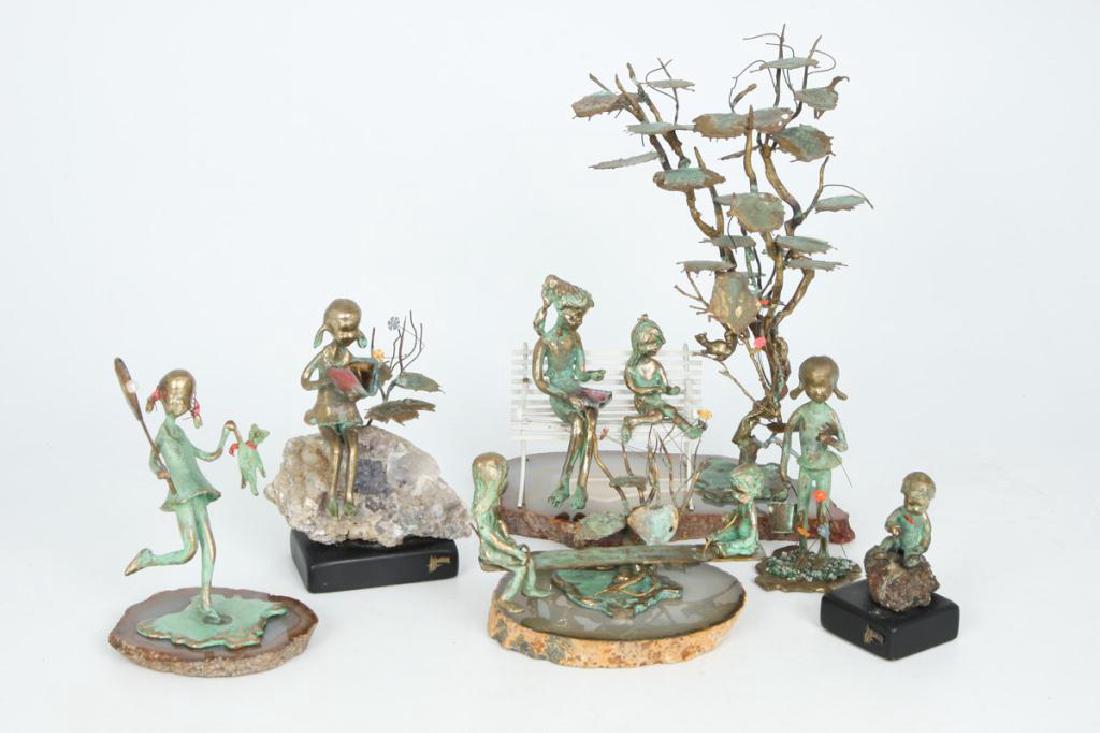 (6) MALCOLM MORAN SCULPTURES (1 of 7)