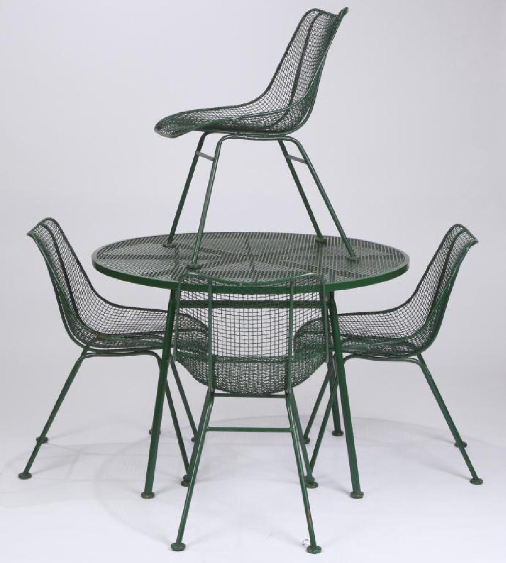 VINTAGE WOODARD (5) PIECE PATIO SET (1 of 4)