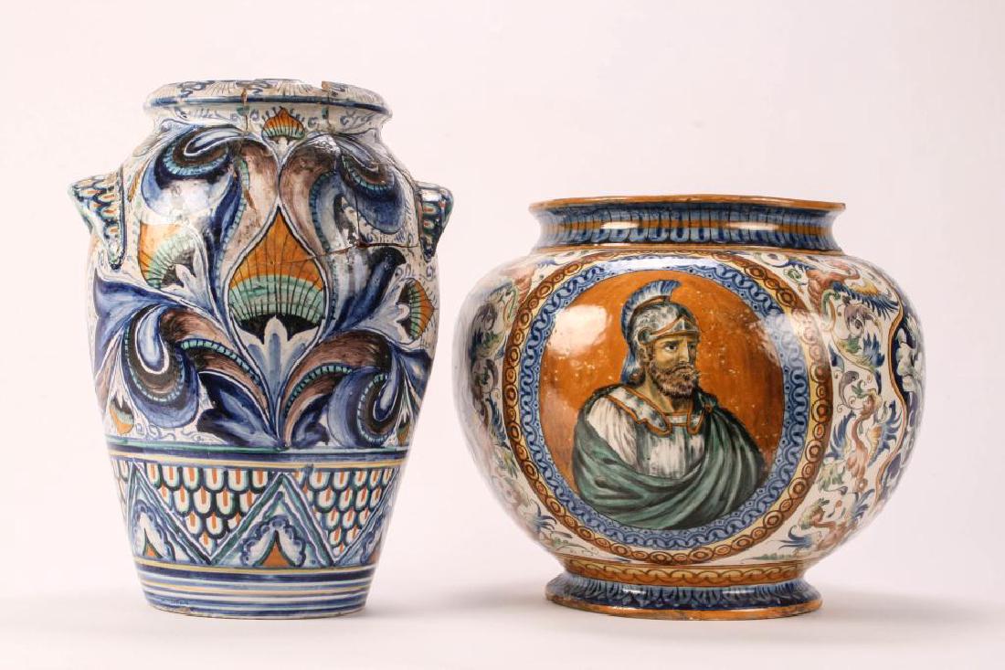 (2) QUIMPER POTTERY VASES (1 of 10)
