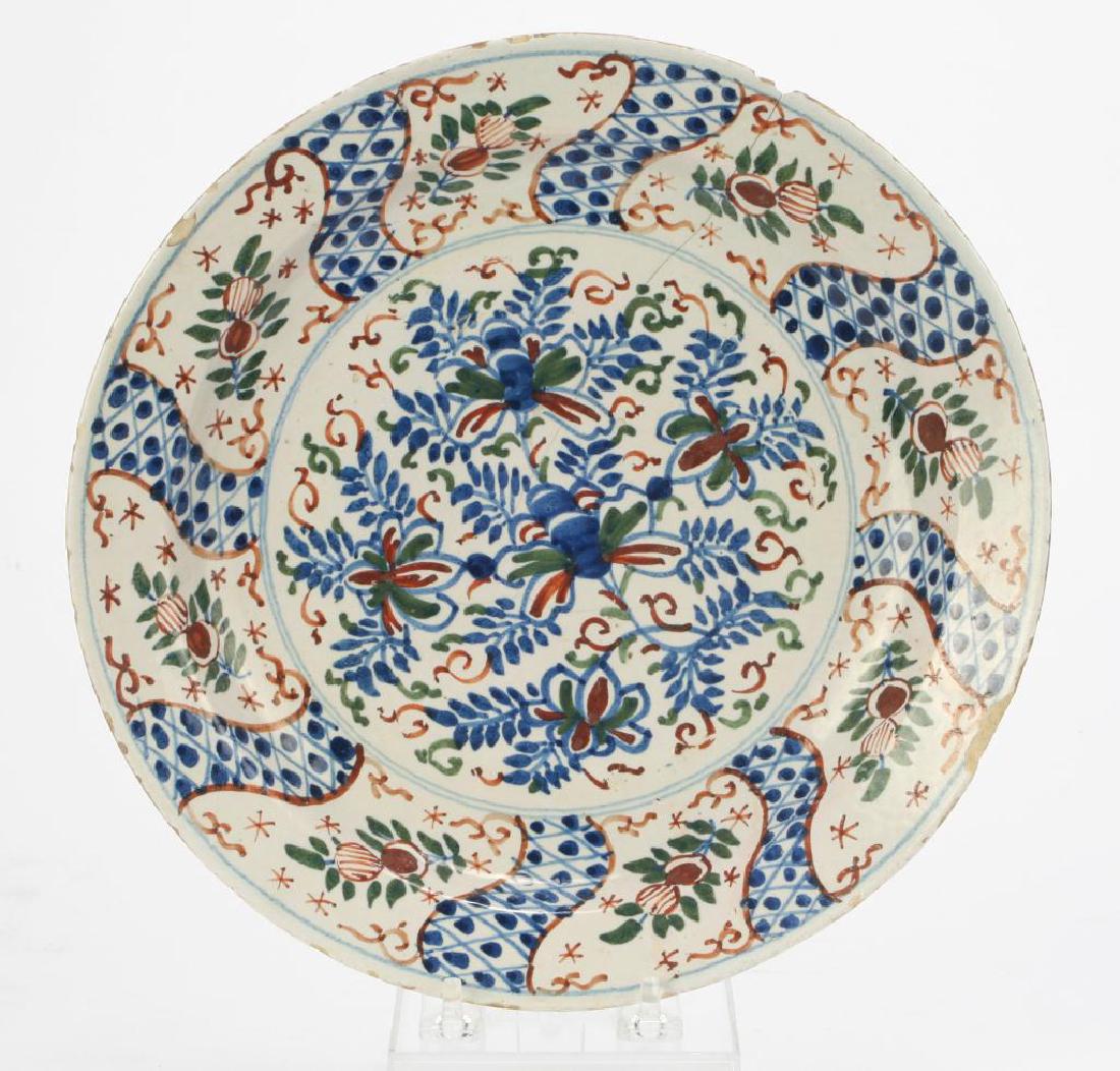 EARLY FAIENCE CHARGER (1 of 7)