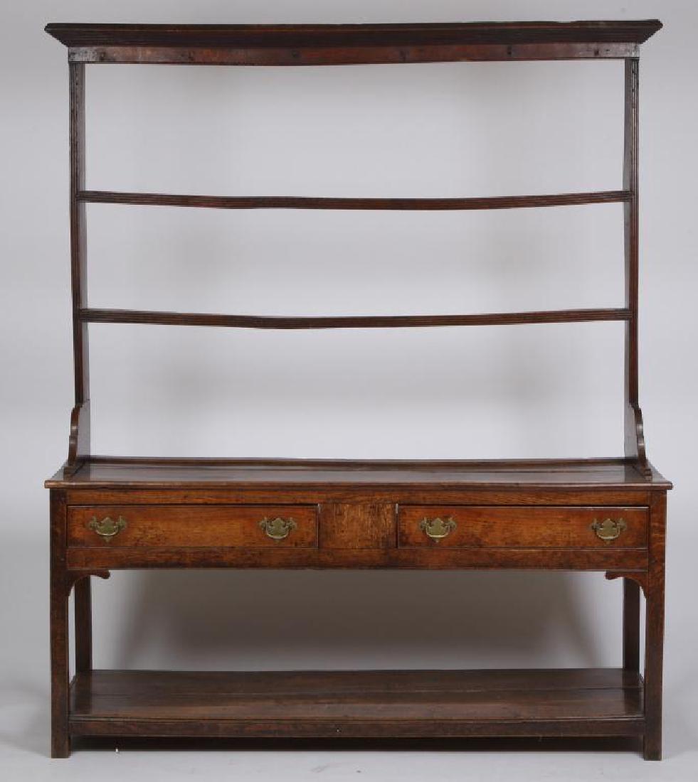(18th c) WELSH OAK CUPBOARD (1 of 19)