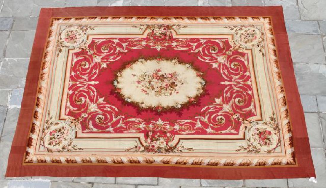 (19th c) FRENCH AUBUSSON CARPET (1 of 5)