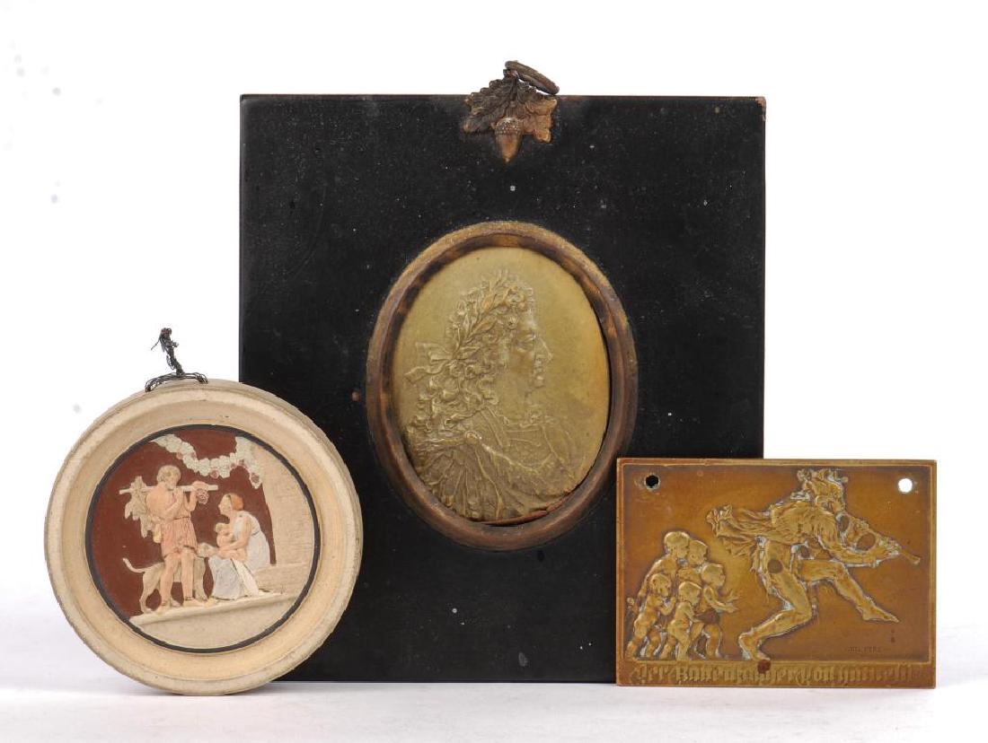 (3) SMALL PLAQUES IN LOW RELIEF (1 of 7)