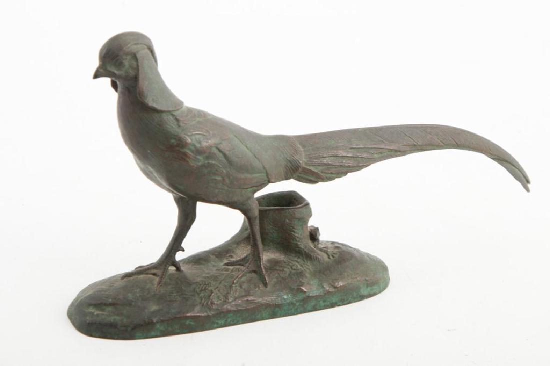 ALFRED BARYE BRONZE PHEASANT (1 of 4)
