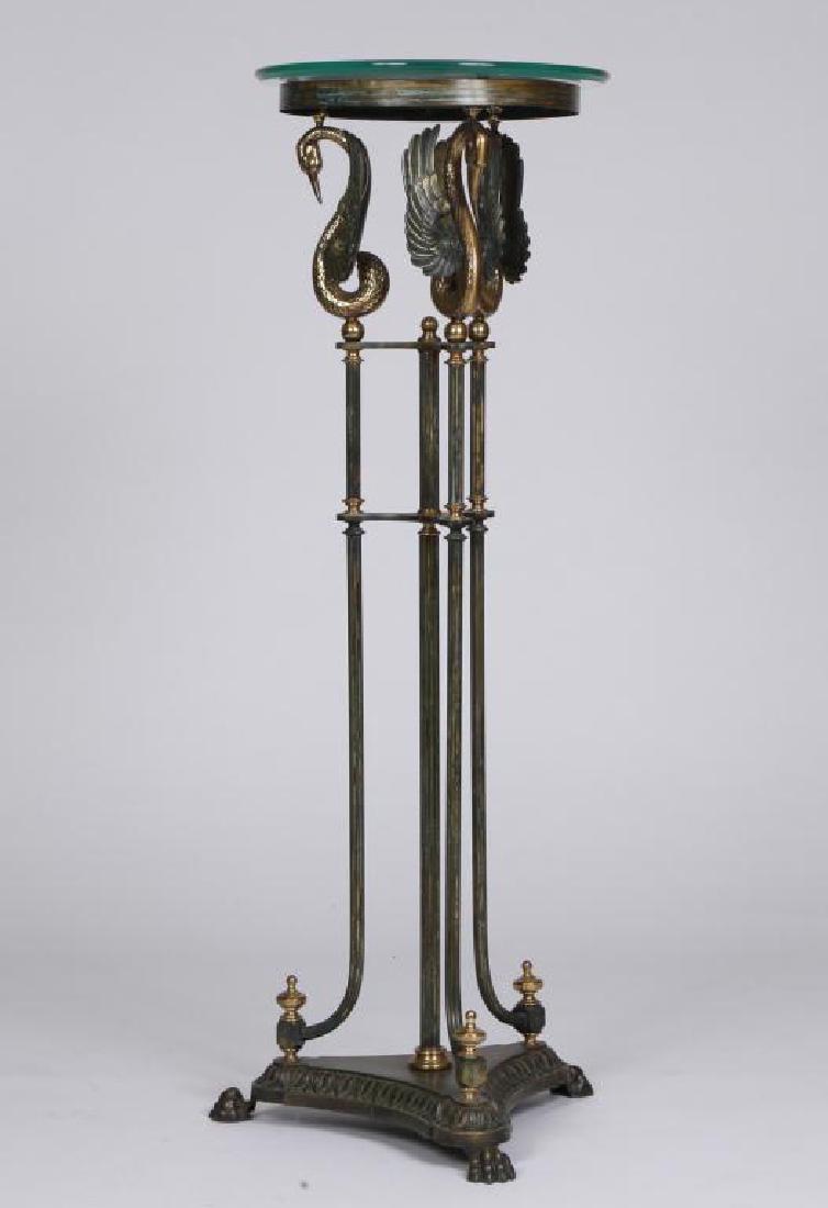 DESIGNER QUALITY CAST BRONZE CONTEMPORARY STAND (1 of 4)