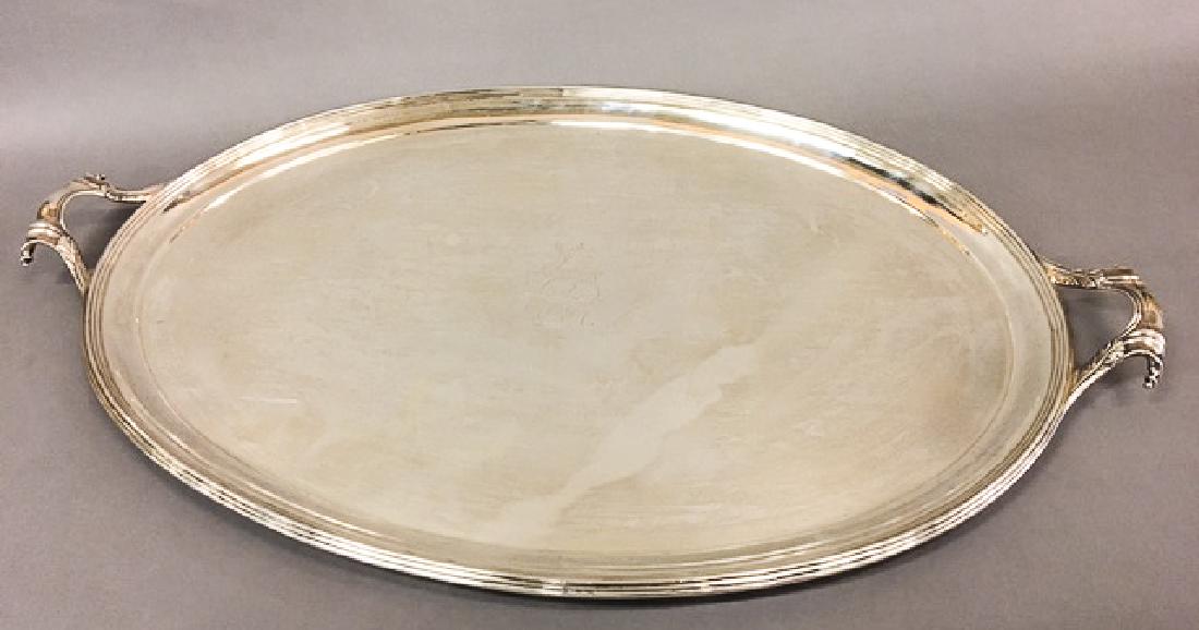 LIONEL ALFRED CRICHTON STERLING SILVER TRAY (1 of 5)