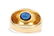(2) 14k GOLD MEN'S RINGS SET WITH SAPPHIRE & RUBY - 2