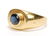 (2) 14k GOLD MEN'S RINGS SET WITH SAPPHIRE & RUBY - 3