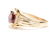 (2) 14k GOLD MEN'S RINGS SET WITH SAPPHIRE & RUBY - 6