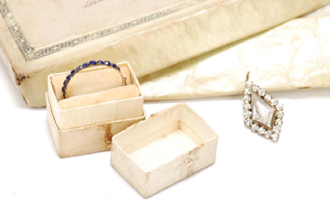 (18th) CENTURY EARRINGS, PENDENT AND RING (1 of 8)