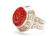 OTTOMAN CORNELIAN SILVER SIGNET RING - 4