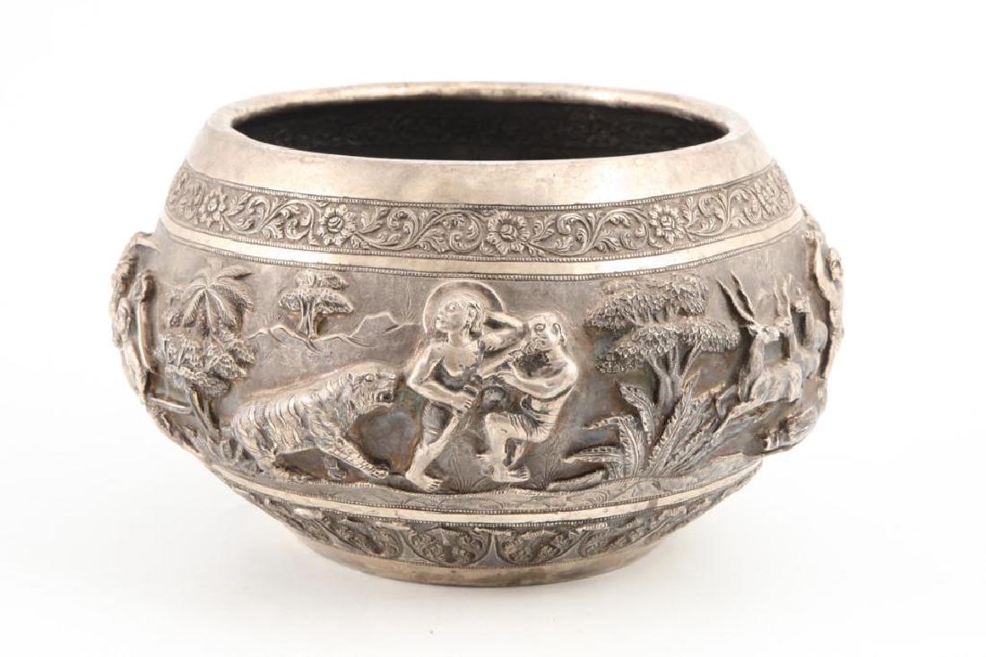 ANTIQUE SILVER THAI BOWL (1 of 9)
