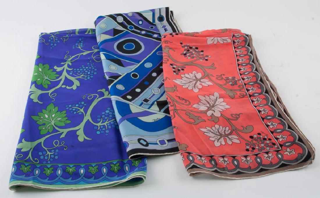 (3) VINTAGE EMILIO PUCCI SILK SCARFS (1 of 4)