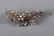 CLOSE SET DIAMOND FLORAL SPRAY BROACH