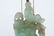 CHINESE CARVED GREEN QUARTZ TABLE LAMP - 5
