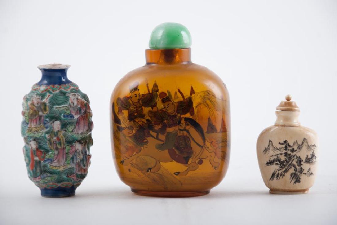 (3) CHINESE SNUFF BOTTLES (1 of 6)
