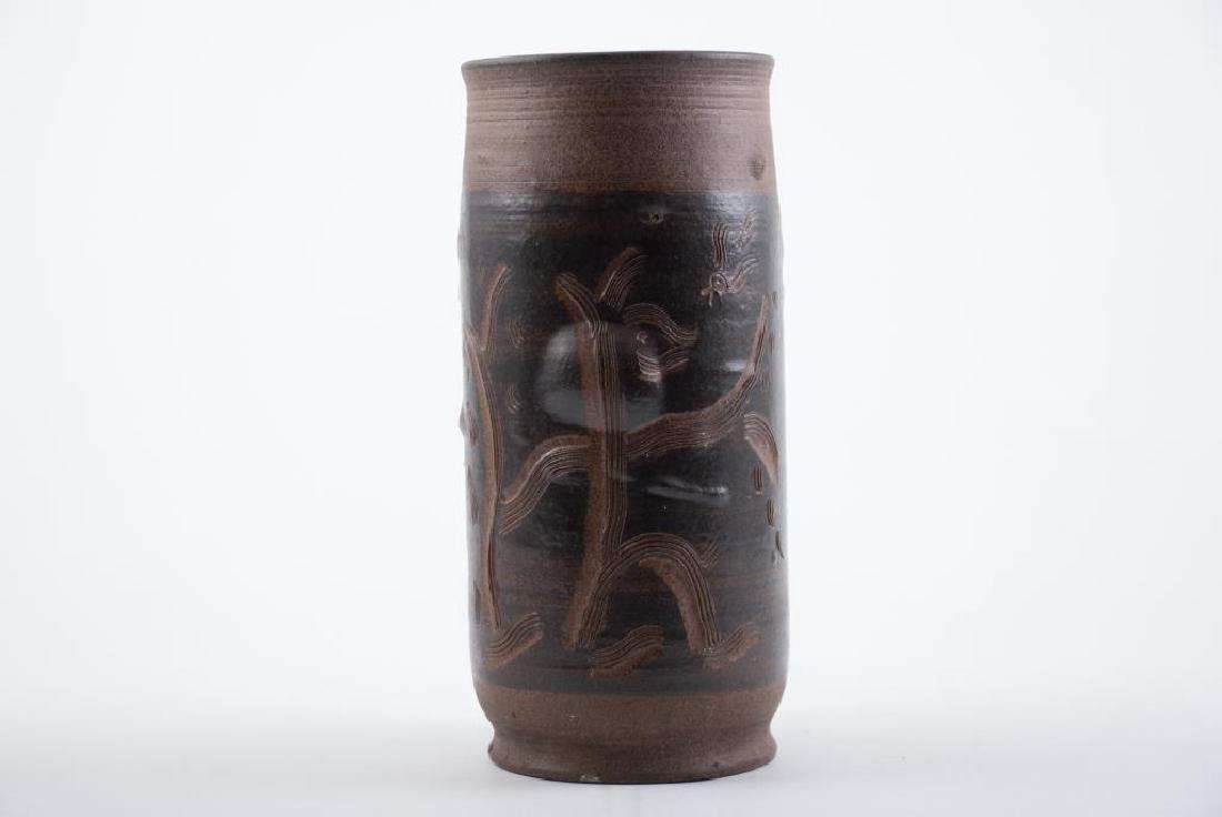 EDWIN AND MARY SCHEIER DECORATED VASE (1 of 10)